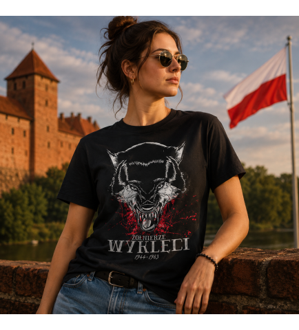 KOSZULKA DAMSKA ŻOŁNIERZE WYKLĘCI PW